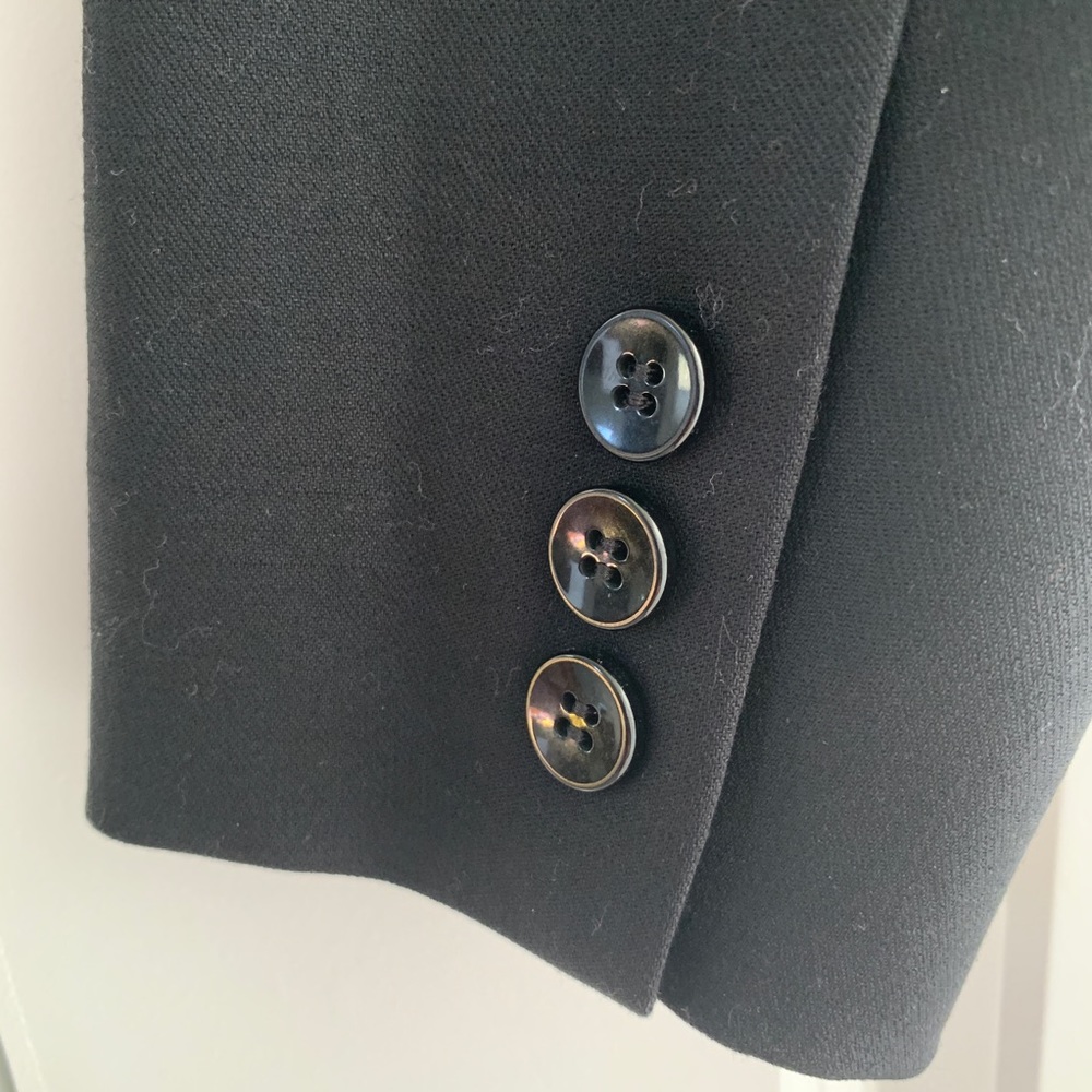 Talbots Size 4 Black Blazer (Single Button) - image 3